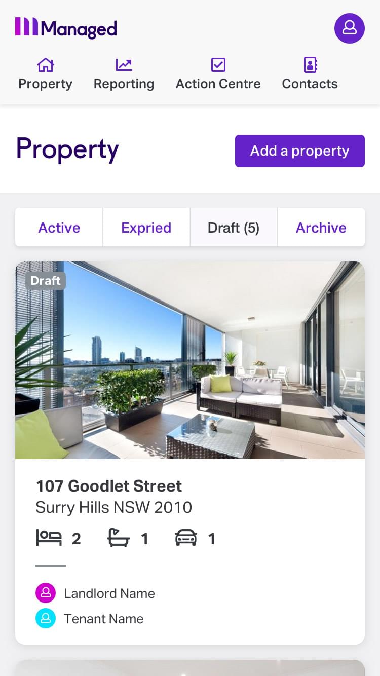 Managed mobile layout